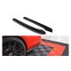 Splitter Volkswagen Golf 7 Facelift R Variant Rear Side v.1 Gloss Black
