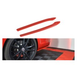   Splitter Volkswagen Golf 7 Facelift R Variant Rear Side v.2 Red