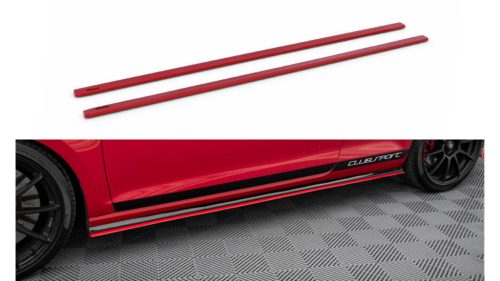 Diffuser Volkswagen Golf 7 GTI CLUBSPORT Side Skirts Red