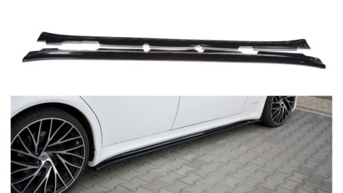 Diffuser Maserati Quatroporte V Facelift Side Skirts Gloss Black