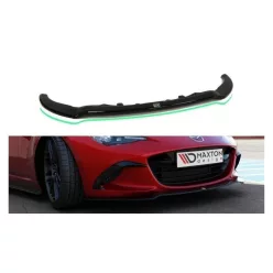   Maxton Design Első Toldat / Splitter Mazda MX-5 Mk4 ND (2015–) – Fényes Fekete