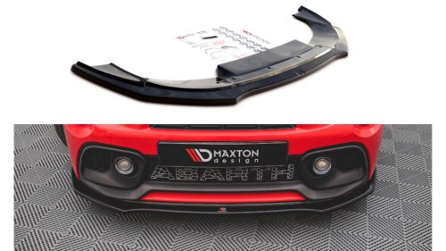 Maxton Design Első Toldat / Splitter Fiat 500 Abarth Facelift (–) – Fényes Fekete