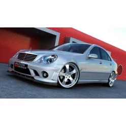  Maxton Design Első Toldat / Splitter Mercedes-Benz C W203 AMG (2000–2007) – Fényes Fekete