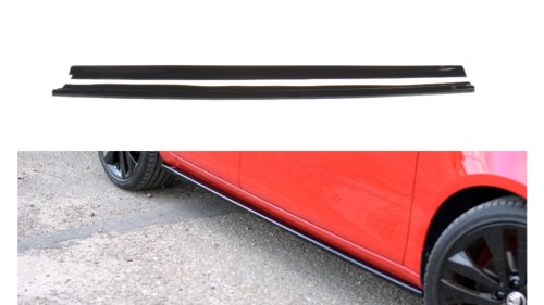 Diffuser Skoda Fabia II RS Side Skirts Gloss Black