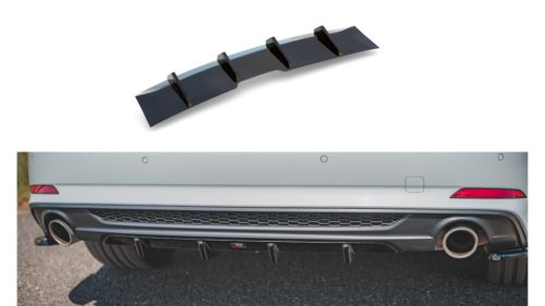 Diffuser Audi A5 F5 Sportback S-Line Rear Gloss Black