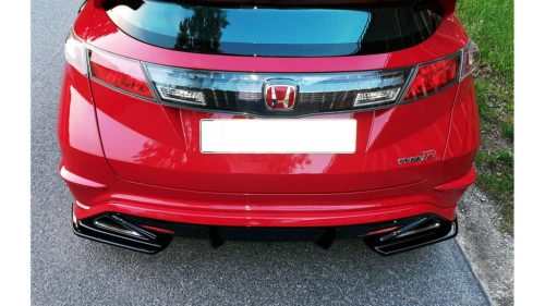 Splitter Honda Civic VIII Type-R Rear Side Gloss Black
