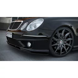   Maxton Design Első Toldat / Splitter Mercedes-Benz E W211 AMG Facelift – Fényes Fekete