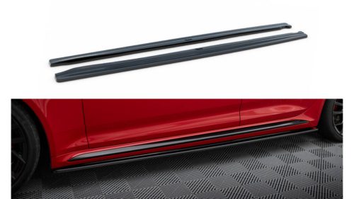 Diffuser Audi RS4 B9 Side Skirts Gloss Black