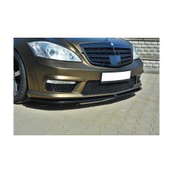   Maxton Design Első Toldat / Splitter Mercedes-Benz S W221 AMG (2006–2013) – Fényes Fekete