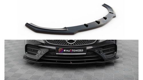 Splitter Mercedes-Benz E W213 (C238) Cabriolet (A238) 53 AMG Front v.1 Gloss Black