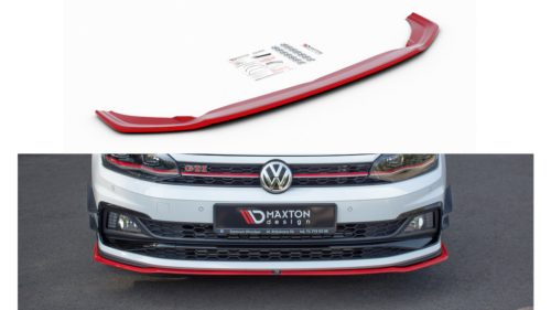 Splitter Volkswagen Polo VI GTI Front v.2 Gloss Black