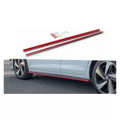   Maxton Design Küszöbtoldat Volkswagen Polo VI GTI (2017–) – Fényes Fekete