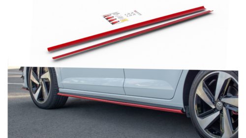Diffuser Volkswagen Polo VI GTI Side Skirts Gloss Black