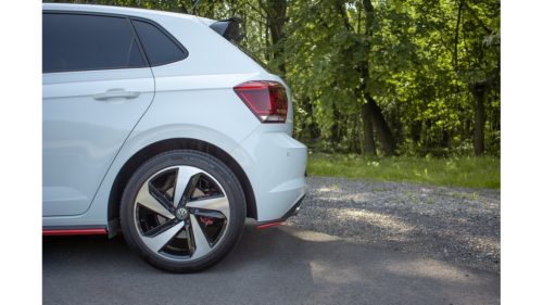 Splitter Volkswagen Polo VI GTI Rear Side Gloss Black