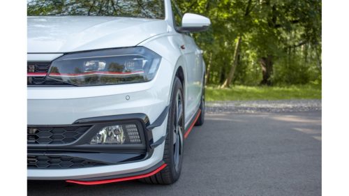 Splitter Volkswagen Polo VI GTI Front v.5 Gloss Black