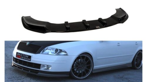 Splitter Skoda Octavia II Front Gloss Black