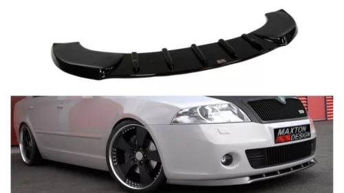 Maxton Design Első Toldat / Splitter Skoda Octavia II RS (–) – Fényes Fekete