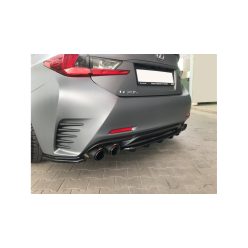 Splitter Lexus RC Rear Central with Diffuser Gloss Black