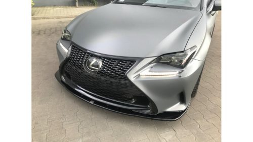 Splitter Lexus RC Front v.1 Gloss Black