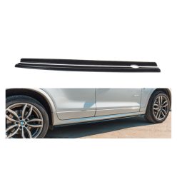 Diffuser BMW X3 F25 Facelift M-Pack Side Skirts Gloss Black
