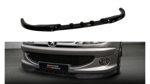 Splitter Peugeot 206 (CC, RC, GTI, S16, XSI, XS, Sport) Front Gloss Black