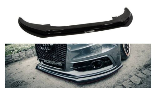 Splitter Racing Audi A6 C7 S-Line Gloss Black Front