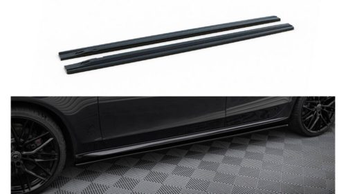 Diffuser Audi A4 B8 Side Skirts v.1 Gloss Black