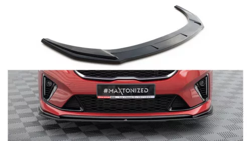Maxton Design Első Toldat / Splitter Kia Ceed Mk3 GT GT-Line ProCeed (2018–) – Fényes Fekete