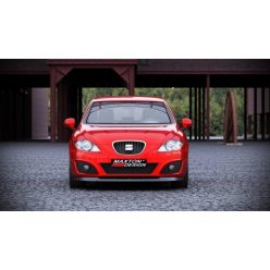 Splitter Seat Leon II Facelift Front Gloss Black