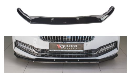 Splitter Skoda Superb III Facelift Front v.2 Gloss Black