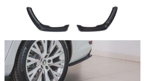Splitter Skoda Superb III Facelift Rear Side Gloss Black