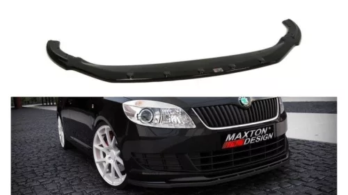 Maxton Design Első Toldat / Splitter Škoda Fabia Mk2 Facelift (2010–2014) – Fényes Fekete
