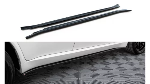 Maxton Design Küszöbtoldat BMW X5 E70 Facelift M-Pack (2010–2013) – Fényes Fekete
