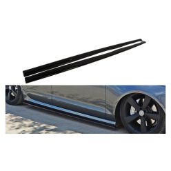   Maxton Design Küszöbtoldat Audi A6 C7 S-Line (2014–2018) – Fényes Fekete