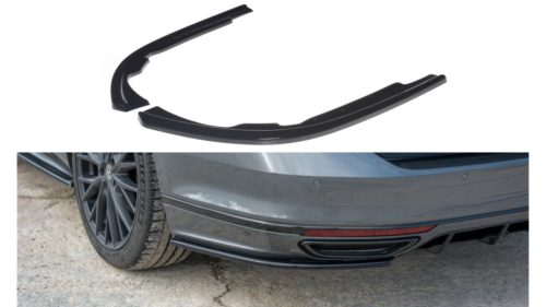 Splitter Volkswagen Passat B8 R-Line Rear Side Gloss Black