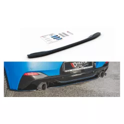   Maxton Design Hátsó Középső Splitter BMW X2 F39 M-Pack – Fényes Fekete