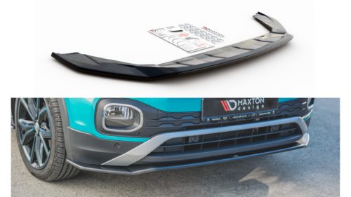 Splitter Volkswagen T-Cross Front Gloss Black