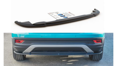 Splitter Volkswagen T-Cross Rear Central Gloss Black