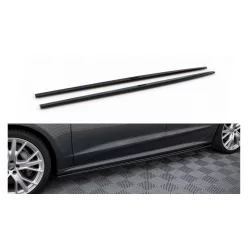   Maxton Design Küszöbtoldat Audi A7 C8 S-Line (2018–) – Fényes Fekete