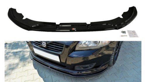 Splitter Volvo V50F R-Design Front v.1 Gloss Black