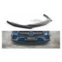   Maxton Design Első Toldat / Splitter Mercedes-Benz A35 AMG W177 (2018–) – Fényes Fekete
