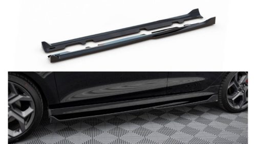 Maxton Design Küszöbtoldat Ford Fiesta Mk8 ST / ST-Line (2017–) – Fényes Fekete