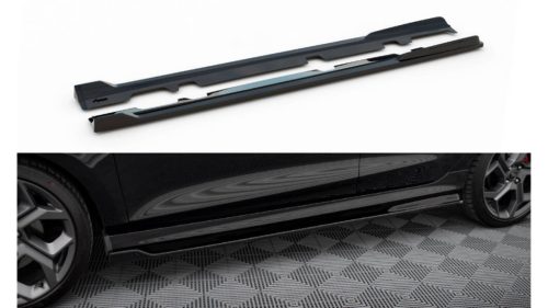 Maxton Design Küszöbtoldat Ford Fiesta Mk8 ST / ST-Line (2017–) – Fényes Fekete