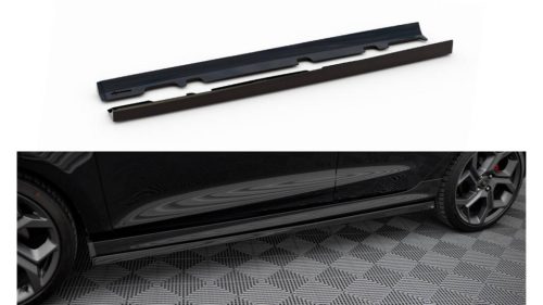 Maxton Design Küszöbtoldat Ford Fiesta Mk8 ST / ST-Line (2017–) – Fényes Fekete