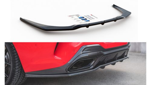 Splitter BMW 8 G15 Rear Central with Diffuser Gloss Black