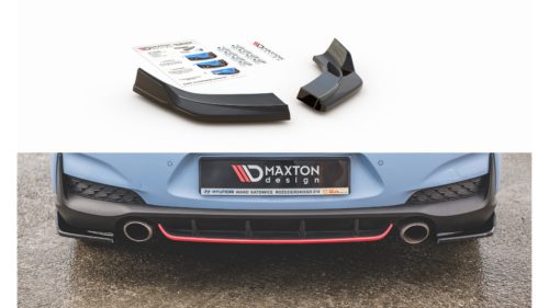 Splitter Hyundai I30 III N Rear Side v.3 Gloss Black