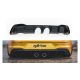 Diffuser Volkswagen Golf 8 Rear with exhaust R32 Look Gloss Black