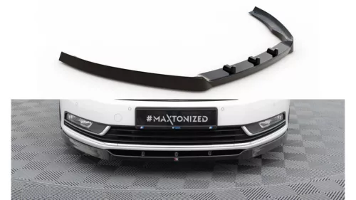 Splitter Volkswagen Passat B7 Front Gloss Black