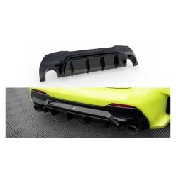   Maxton Design Hátsó Kötény / Diffúzor BMW 1 F40 M-Pack (2019–) – Fényes Fekete