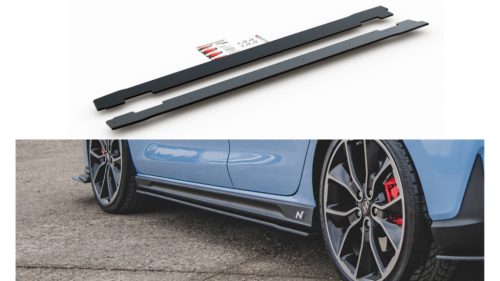 Diffuser Hyundai I30 III N Side Skirts Racing v.1 Red